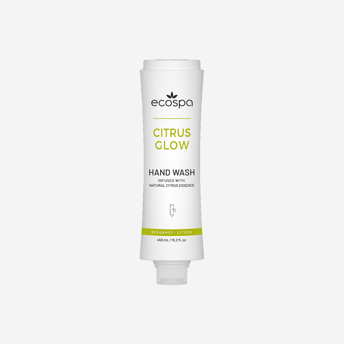ECOSPA Citrus Glow Squeeze Max Dispenser Hand Wash 450ml - Carton of 20