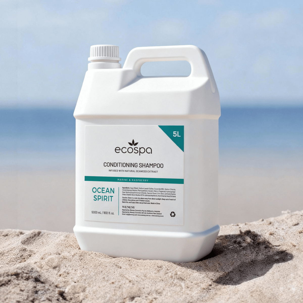 ECOSPA Ocean Spirit Bulk Liuqids Conditioning Shampoo 5L - Carton of 2
