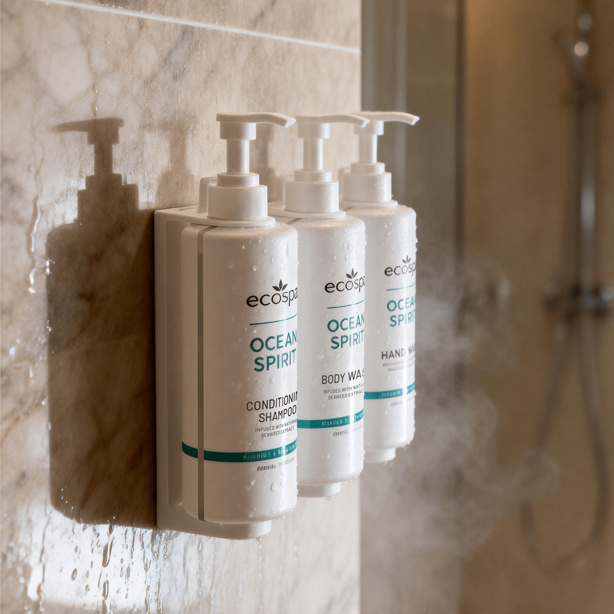 ECOSPA Ocean Spirit Pump Max Dispenser Conditioning Shampoo 450ml - Carton of 20