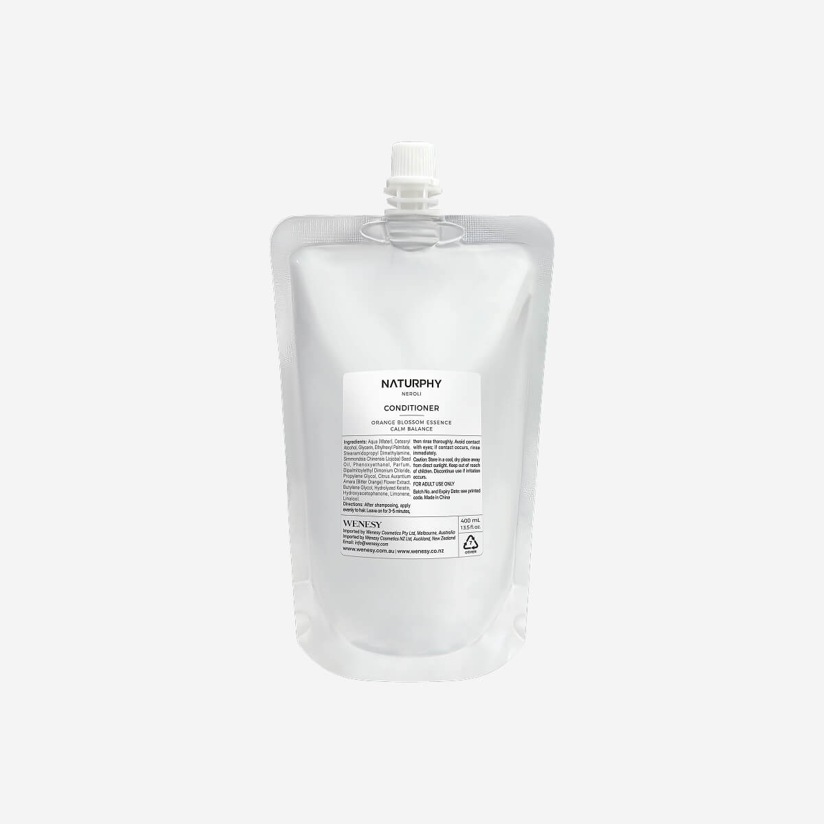 NATURPHY Neroli Conditioner Refill 400ml - Carton of 20