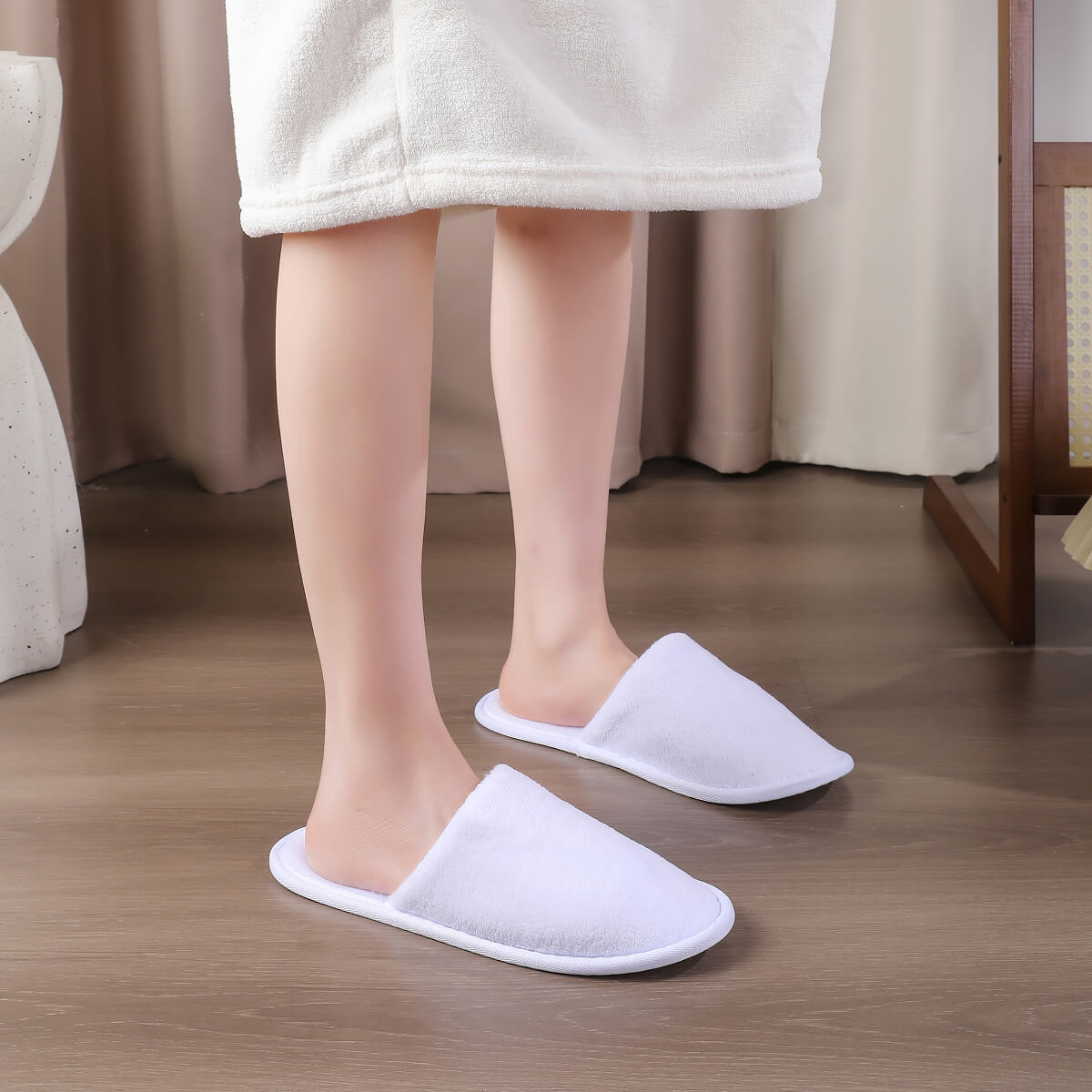 Hotel Coral Fleece Luxury Slipper - Carton of 100