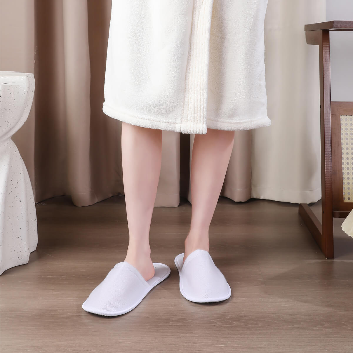 Hotel Nap Fabric Slipper - Carton of 100