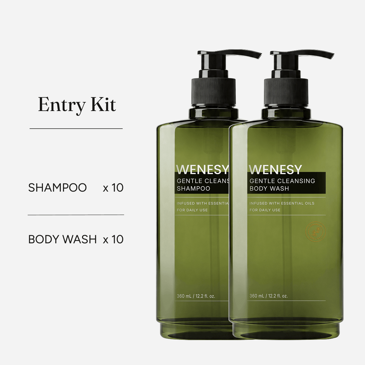 WENESY Geranium Hotel Entry Kit 360ml – Carton of 20