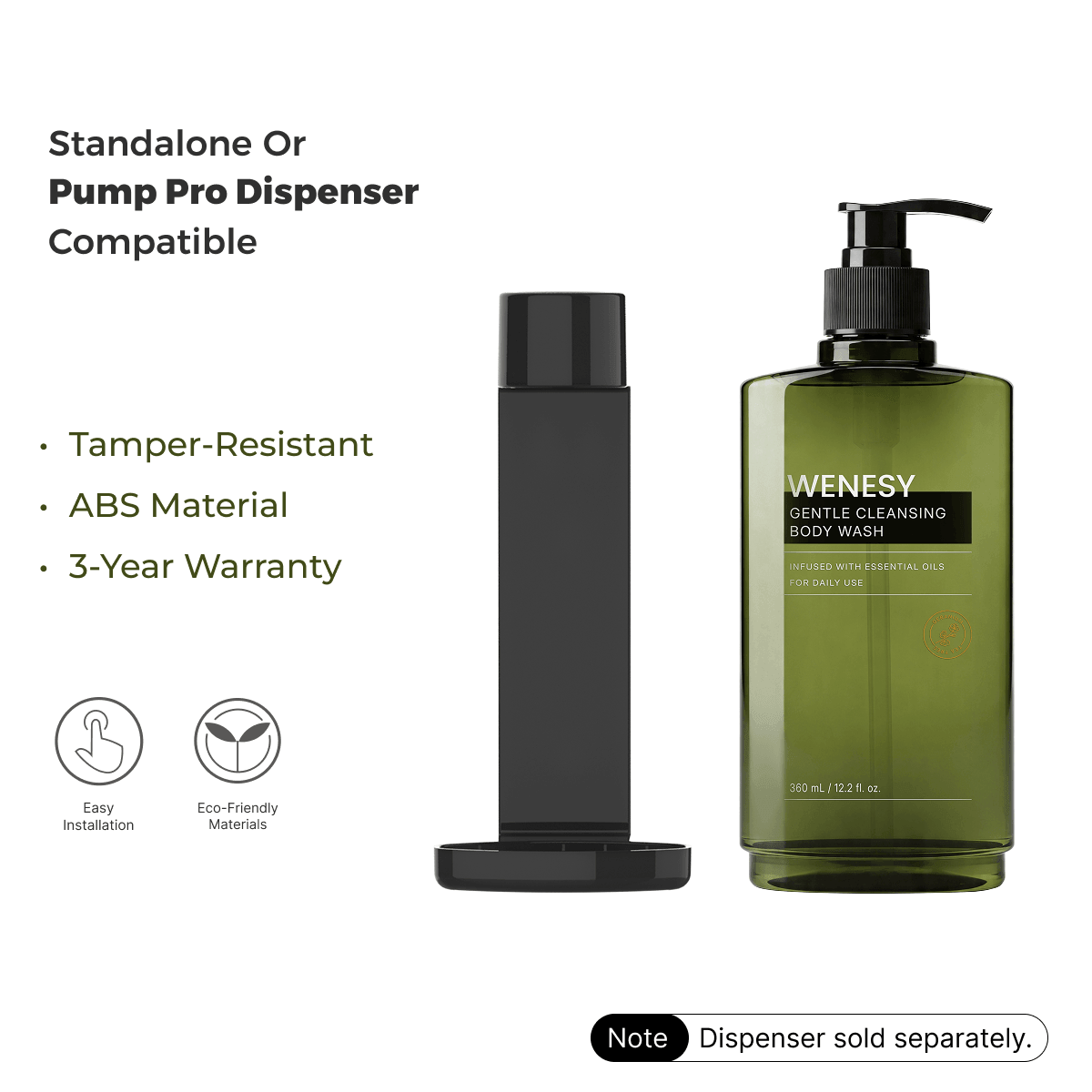 WENESY Geranium Hotel Body Wash 360ml - Carton of 20