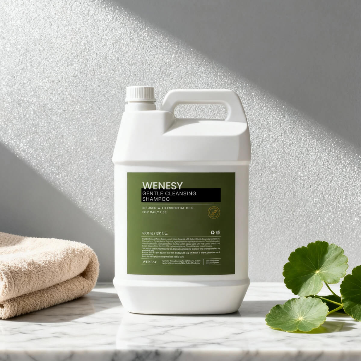 WENESY Geranium Bulk Liuqids Body Wash 5L - Carton of 2