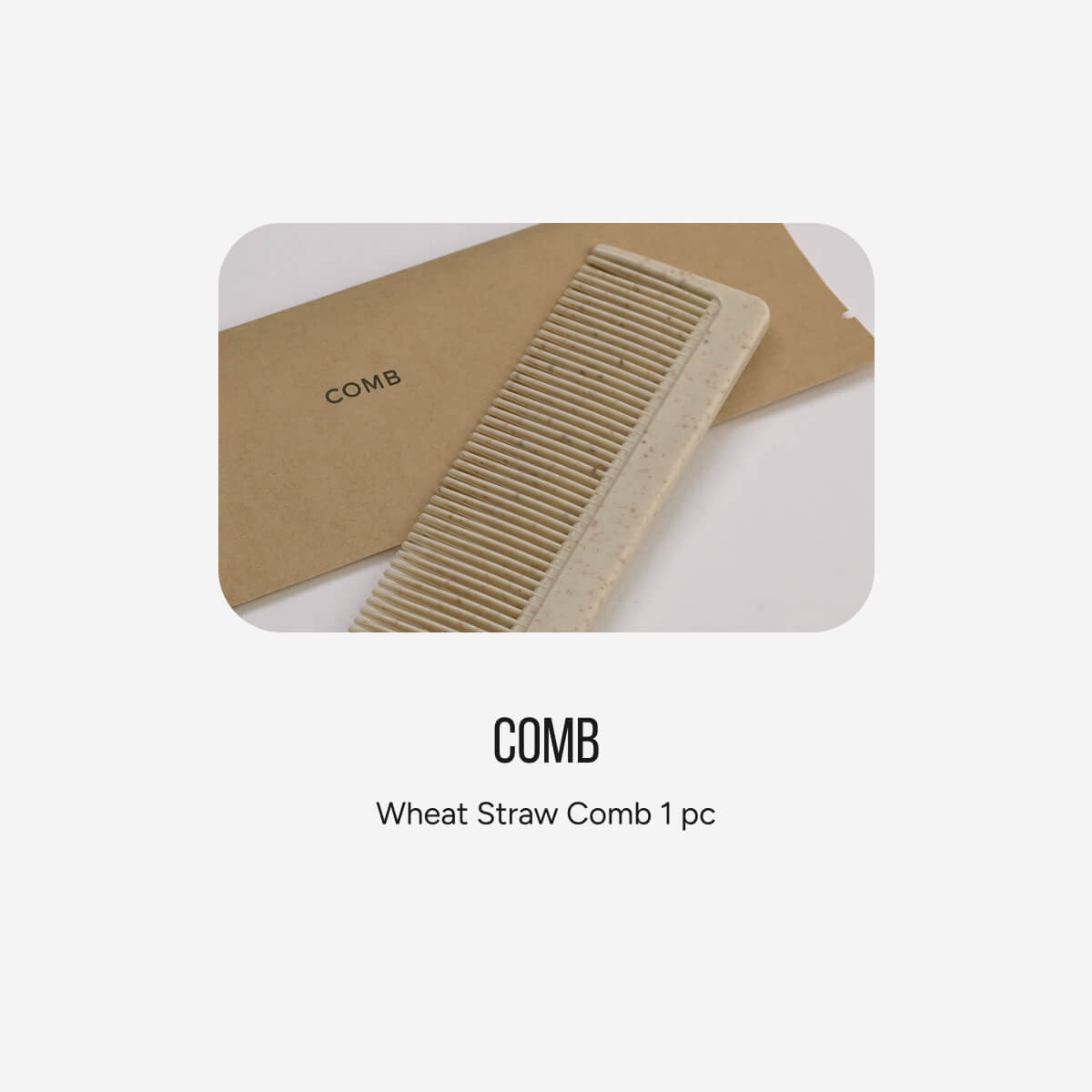 Hotel Comb Eco Kraft Paper Packaging - Carton of 200
