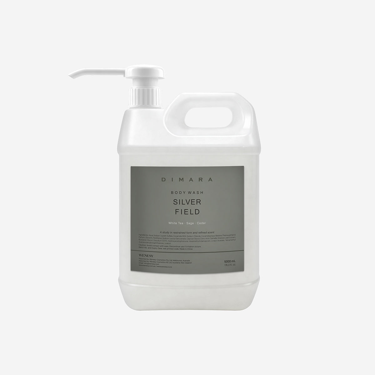 DIMARA Silver Field Hotel Body Wash 5L - Carton of 2