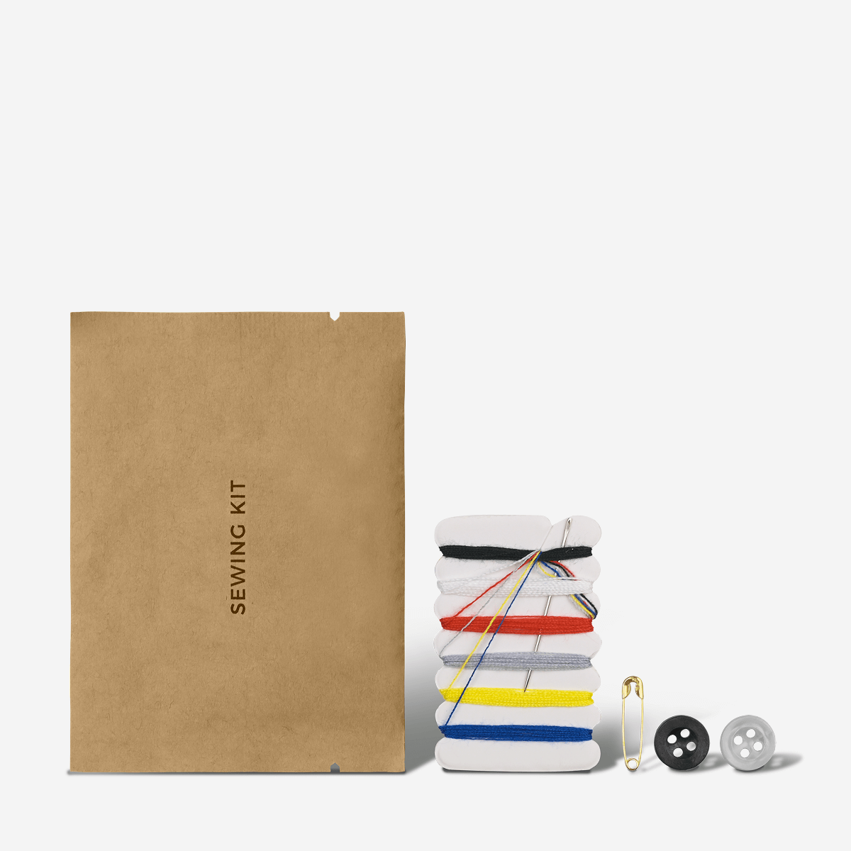 Hotel Sewing Kit Eco Kraft Paper Packaging - Carton of 200
