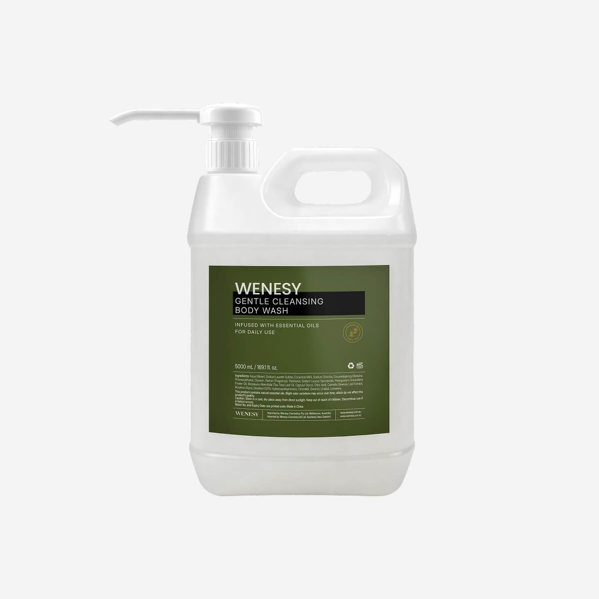 WENESY Geranium Hotel Body Wash 5L - Carton of 2