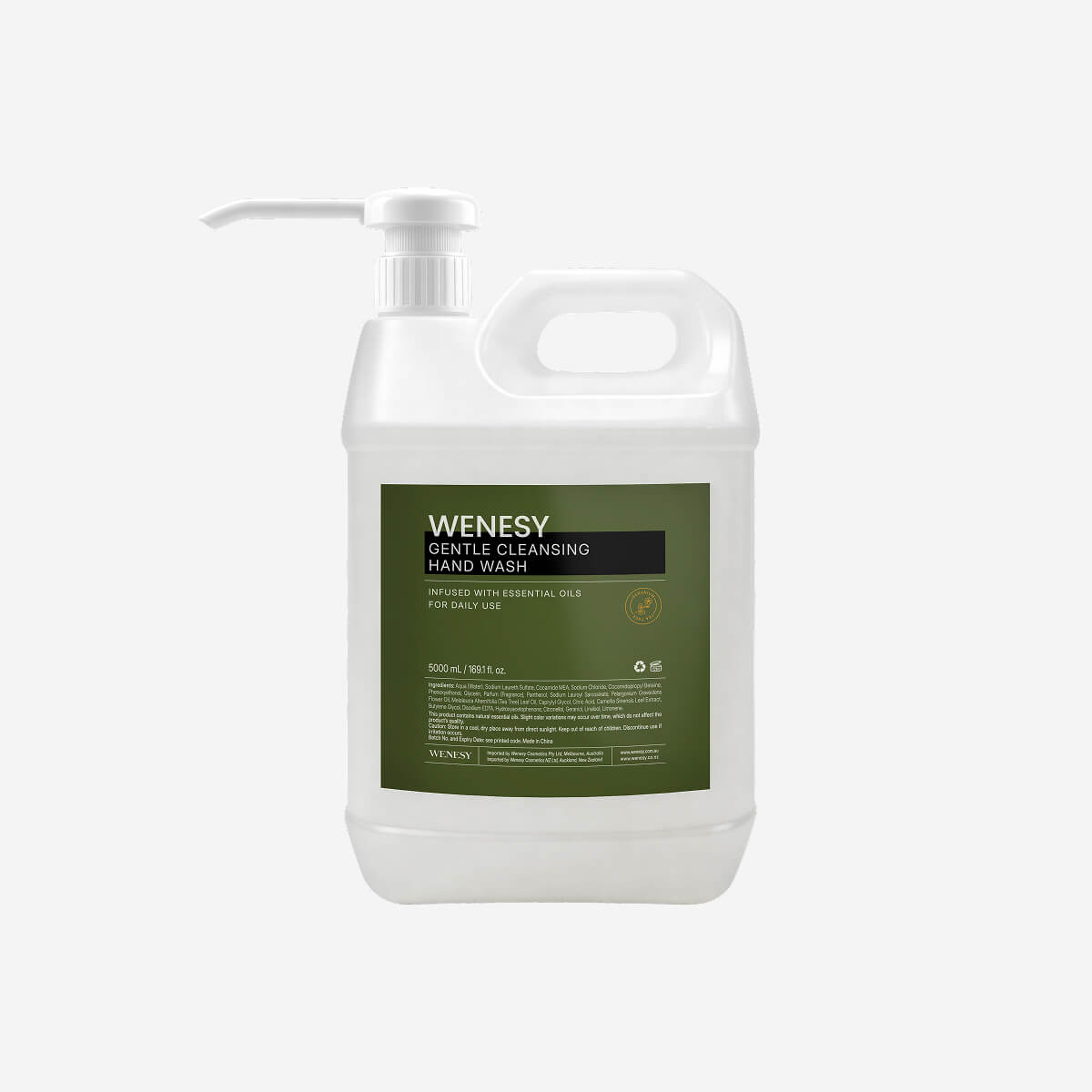 WENESY Geranium Hotel Hand Wash 5L - Carton of 2